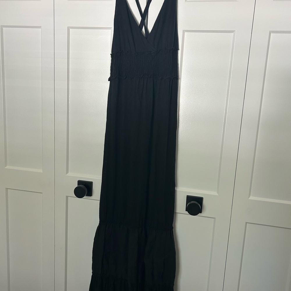 Elegant Black Maxi Dress